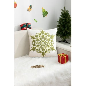 Todo Hogar Santiago De Chile - Cojín Navideño Con Diseño Bordado - D05