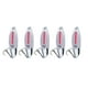 thumbnail image 1 of 5 Piezas Cucharas De Pesca Señuelos Metal Cebos Y Señuelos Bajos Verticales Plata De Agua Dulce 35g, 1 of 5