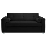 Bodevir - Sofa Vivo 3C Felpa 12 Negro