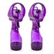 thumbnail image 1 of Ventilador portátil con nebulizador O2COOL Deluxe a pilas, 2 unidades, morado, 1 of 5