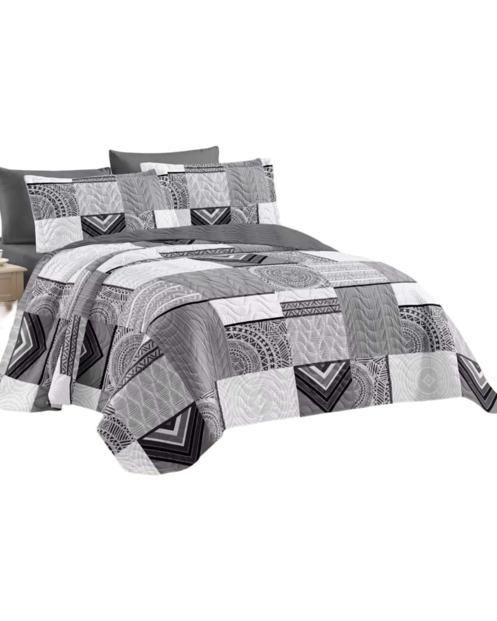 Tengfei - Cubrecama Quilt Verano King