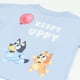 thumbnail image 3 of Polera Manga Corta Niño Celeste Estampado Globo Bluey, 3 of 4