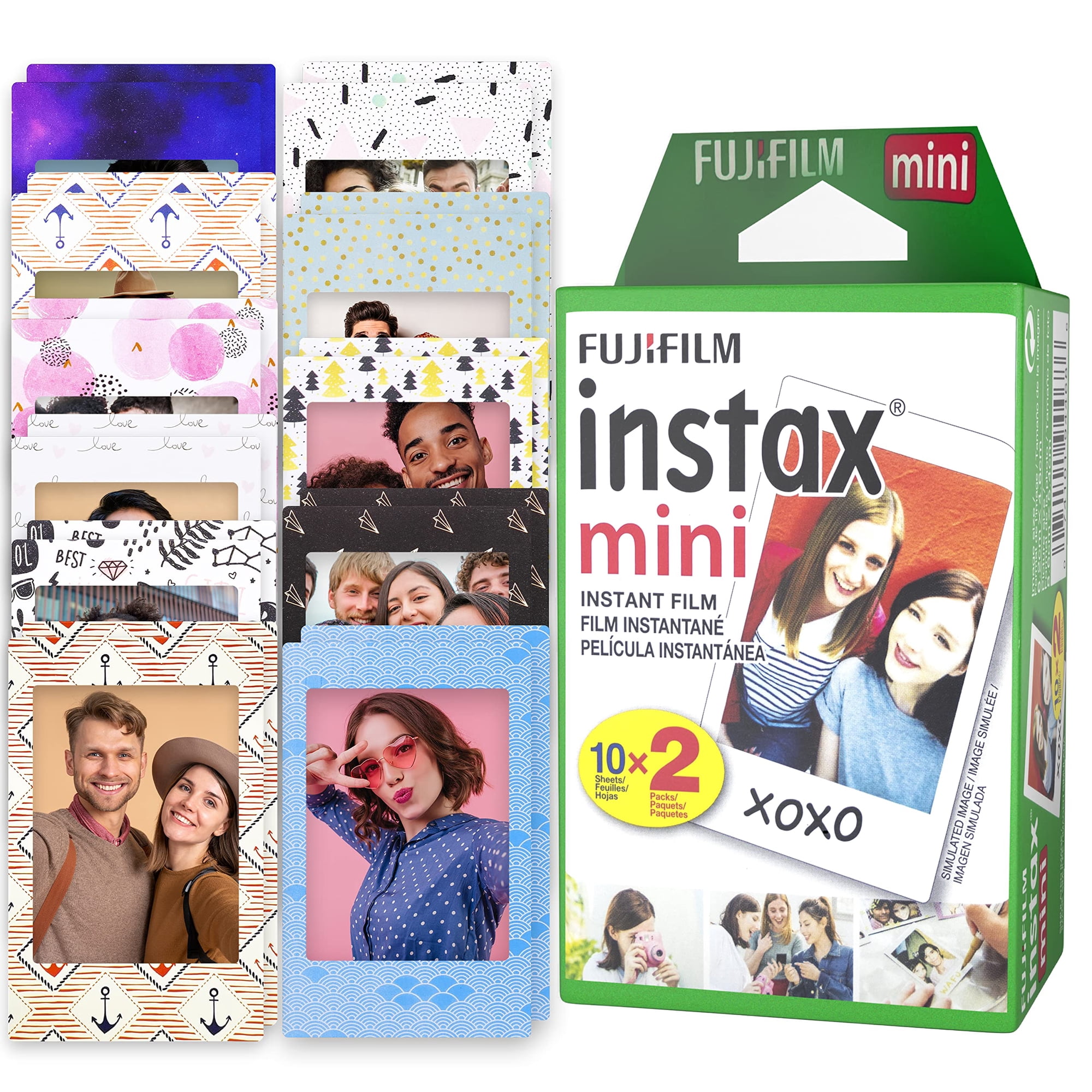Moshify - Película Fujifilm Instax Mini Fuji, Paquete Doble (20 Hojas)
