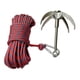 thumbnail image 3 of Gancho De Agarre Con Cuerda Gancho De Anclaje Para Senderismo Camping Al Aire Libre Rojo, 3 of 3