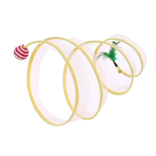para gatos, juguete plegable para animales pequeños, tienda portátil de primavera para perros, gatitos, cachorros, accesorios para perros , Ronda de sisal Redondo de sisal