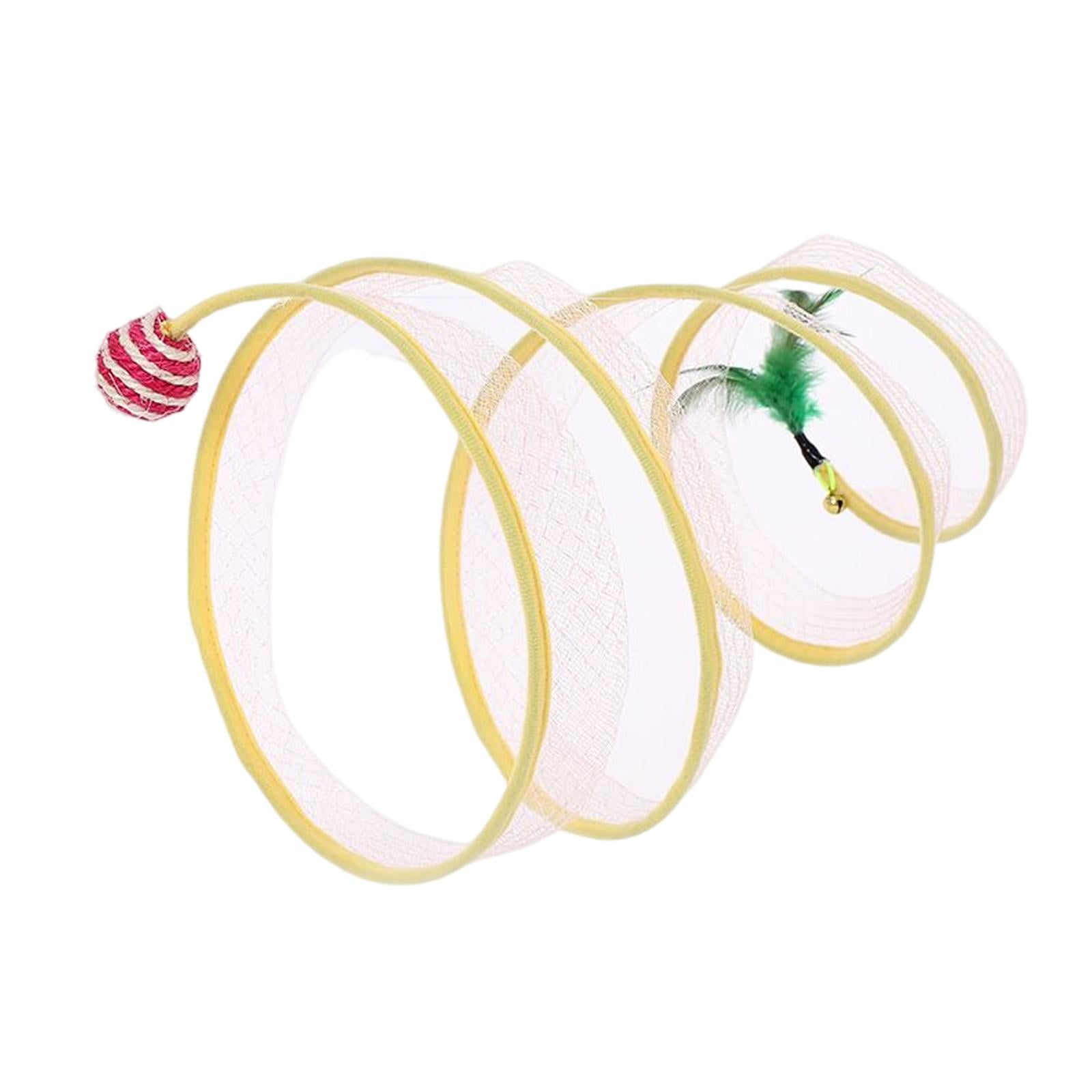 Magideal - Para Gatos, Juguete Plegable Para Animales Pequeños, Tienda Portátil De Primavera Para Perros, Gatitos, Cachorros, Accesorios Para Perros , Ronda De Sisal Redondo De Sisal