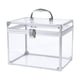 thumbnail image 1 of Estuche de Maquillaje Acrílico Transparente con Asa Organizador Portátil para Cosméticos Caja de Almacenamiento Elegante Y Polivalente Adecuado para Claro, 1 of 5