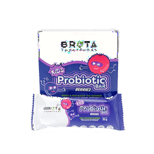 Brota Superfoods - Caja 5 Barritas Con Probióticos Probiotic Kids Bar Sabor Berries