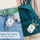 thumbnail image 5 of Funda para Airpods de 3.ª generación con diseño de flores, bonita funda transparente para Airpods 3 de Apple con llavero para mujeres y niñas (Flor de la mañana), 5 of 7