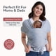 thumbnail image 5 of Portabebés Momcozy Easy Wear de 3,6 a 15,9 kg, color gris, 5 of 8