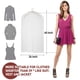 thumbnail image 2 of Xiao Hua Bolsa de 15 Bolsas Grandes Transparentes para Ropa - Bolsa para Ropa Antipolilla, Cubierta para Ropa, Se Puede Colgar, Bolsa de Almacenamiento para Vestido de Viaje (39.37 inches x 23.6, 2 of 4