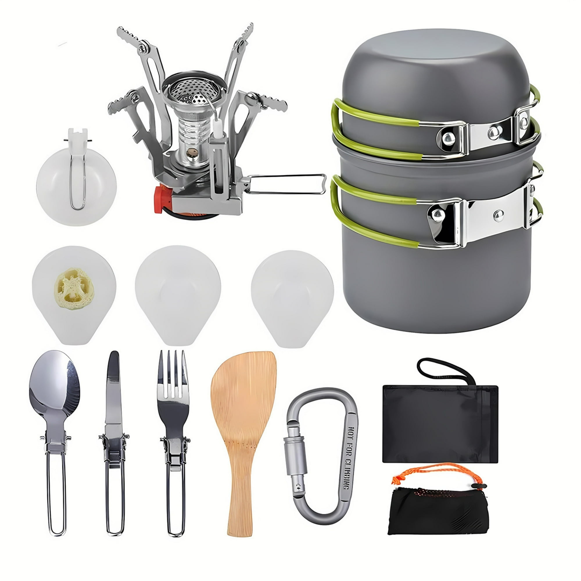 Novystor - Set De Utensilios De Cocina Para Camping - 16 Piezas.
