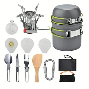 Novystor - Set De Utensilios De Cocina Para Camping - 16 Piezas.