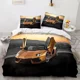 thumbnail image 2 of Sports Car King Queen Duvet Cover Cool Colorful Supercar Pattern Bedding Set for Men Adult Race Car 2/3pcs Polyester Quilt Cover, 2 of 5