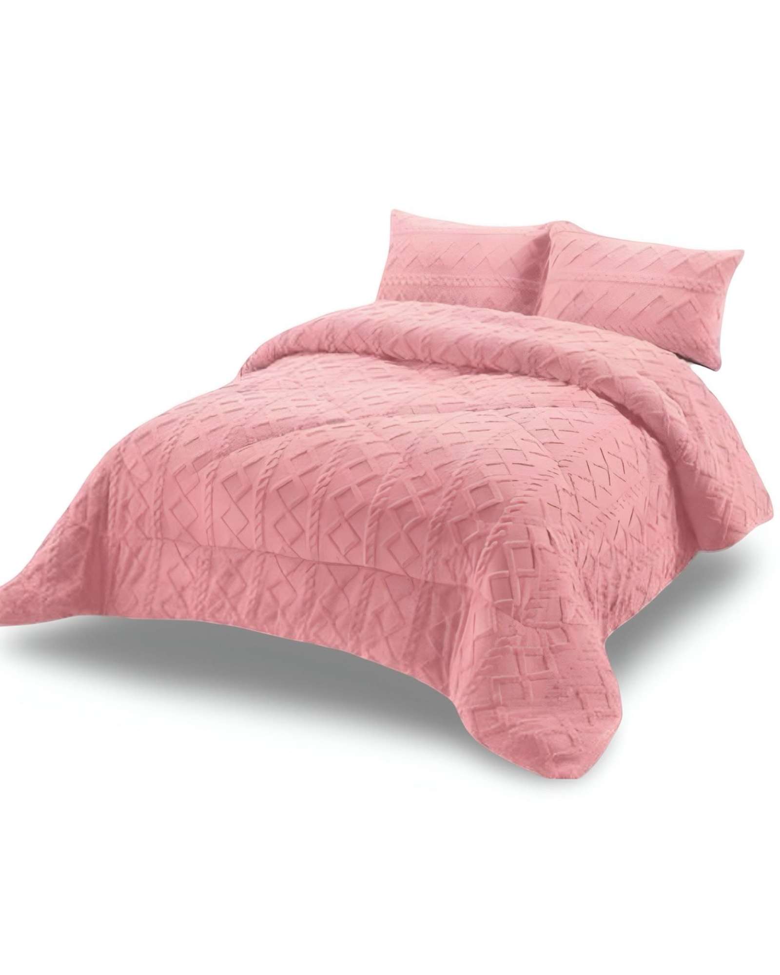 Genérico - Cobertor Elegante De Invierno Trenzado Con Chiporro 1 5 Plaza S38