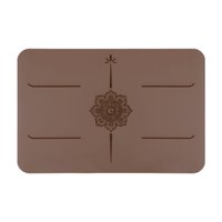 Ioensy - Esterilla De Yoga Pequeña, Rodillera, Cojín Para Estiramientos, Fortalecimiento Muscular, Ejercicio, Café