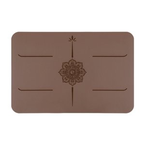 Ioensy - Esterilla De Yoga Pequeña, Rodillera, Cojín Para Estiramientos, Fortalecimiento Muscular, Ejercicio, Café