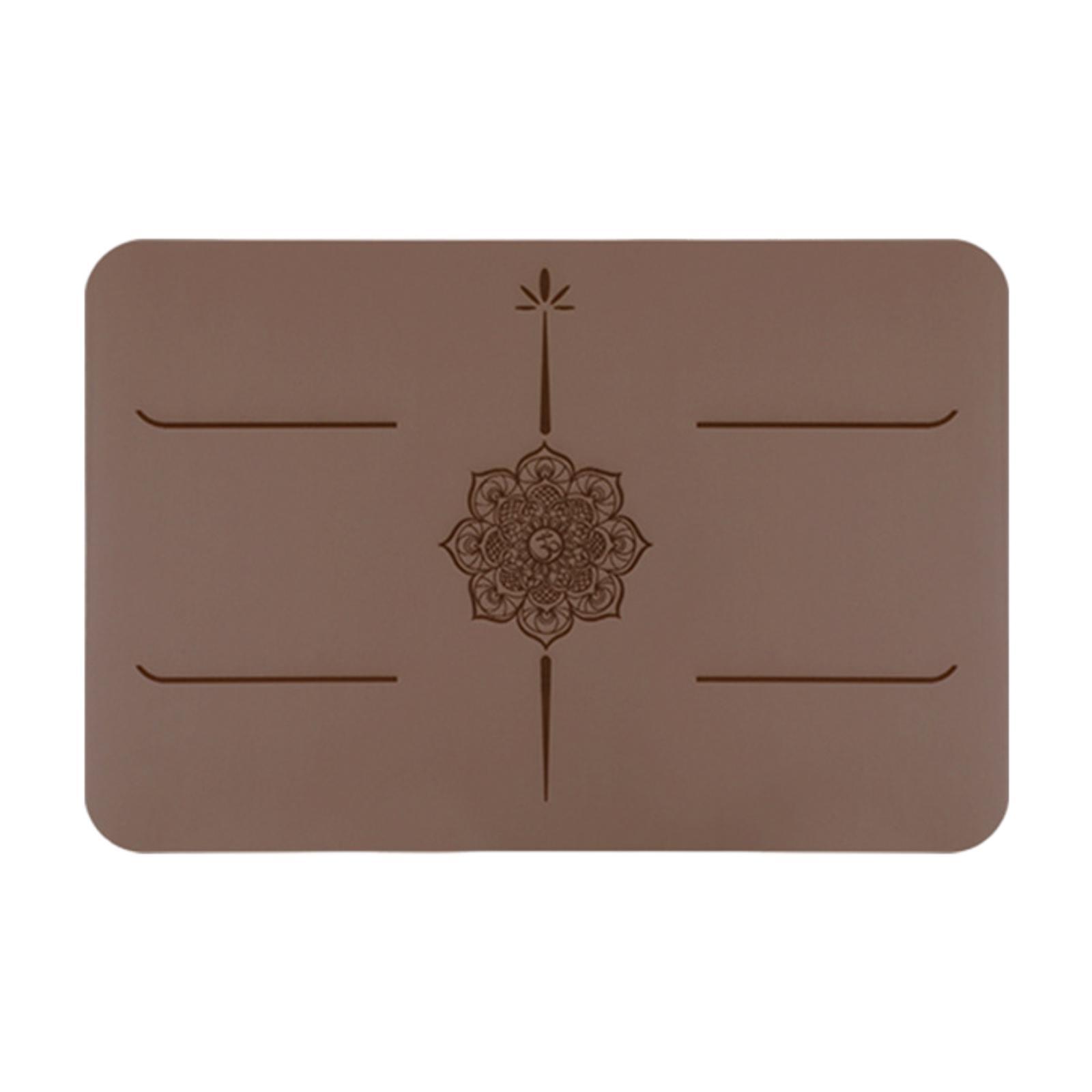 Ioensy - Esterilla De Yoga Pequeña, Rodillera, Cojín Para Estiramientos, Fortalecimiento Muscular, Ejercicio, Café