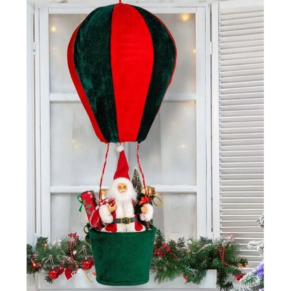 Viejo Pascuero En Globo Aerostático 150 Cm Micropolar