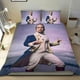 thumbnail image 1 of Hamilton Conjunto de sábanas temático, trío de piezas, cómodo y amigable con la piel, diseño único, regalo de decoración para el hogar para familiares, amigos y fans,173cm *218cm, 1 of 6