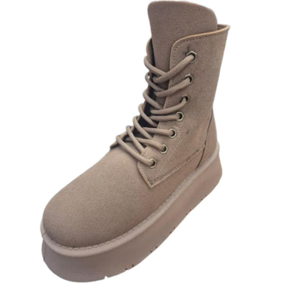 Vinnys Outlet - Bota De Invierno Mujer Camel Chiporro