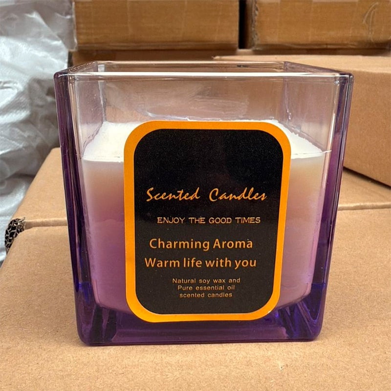 Wakeshome - Velas Románticas De Aromaterapia En Forma De Copa De Vidrio