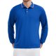 thumbnail image 1 of INSPIRE CHIC Camisa Polo de Manga Larga Clásica de Ajuste Regular para Hombre Color Sólido para Negocios y Golf L Azul Real, 1 of 6