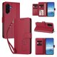 thumbnail image 2 of Funda Cartera Trébol para Samsung Galaxy A36 5G con Ranuras Tarjetas y Carga Inalámbrica Rojo, 2 of 6