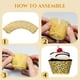thumbnail image 4 of 100 envoltorios para cupcakes, papel artístico para hornear pasteles, filigrana, encaje de enredadera, corte láser, molde para hornear, 4 of 7