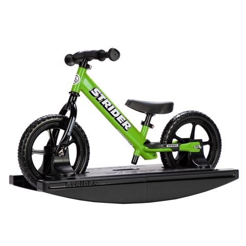 Pack Strider 12 Sport Verde 2 En 1 Rocking Bike