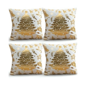 Genérico - Pack De 4 Fundas De Cojin Para Navidad M5