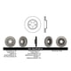 thumbnail image 3 of Disco Freno para auto Hyundai Sonata 2005-2009 Delantero, 3 of 3