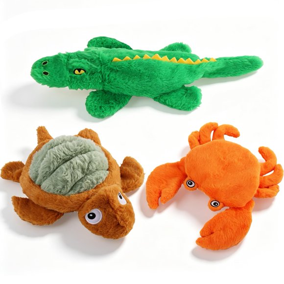 Juguetes para Perro Homounter Pack de 3 – Peluche con Chasquido y Crujido