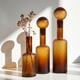 thumbnail image 5 of Set de Botellas Decorativas Vidrio Ámbar Para Living Comedor Repisa Estanteria, 5 of 10