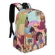 thumbnail image 2 of Nikhil y Jay-theme Backpack, Campus style schoolbag Bookbag with Adjustable Shoulder Straps And Large Zip Compartment, Unisex Travel Bags.42x30x15cm, 2 of 6