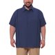 thumbnail image 1 of INSPIRE CHIC Camisas de Verano de Manga Corta de Color Sólido para Hombres Grandes y Altos Regreso a Clases 4XL Azul Oscuro, 1 of 5