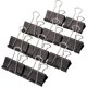thumbnail image 4 of 10 clips plegables de 51 mm para papel, color negro, 4 of 5