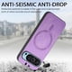 thumbnail image 5 of Magnetic Slim Case for Google Pixel 9 Pro XL with Camera Guard & Anti-Scratch Back Purple, 5 of 5