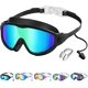 thumbnail image 1 of Gafas natación antivaho con pinza nariz tapones oídos antigoteo visión amplia protección UV, 1 of 8