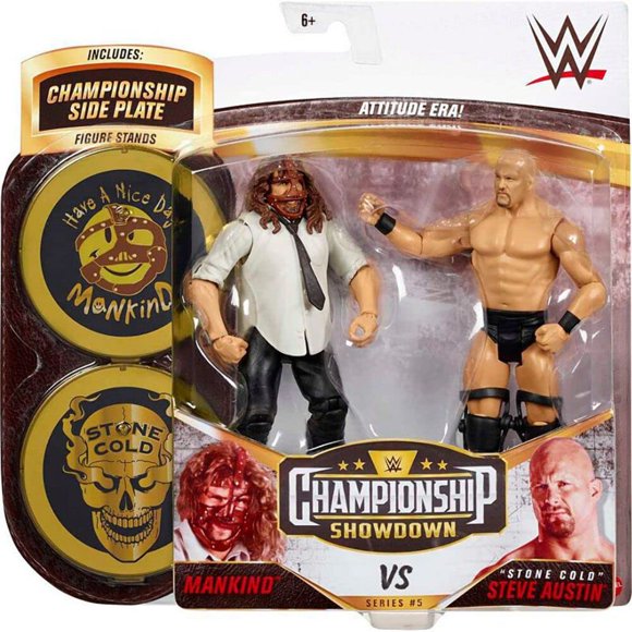 Figuras de acción WWE Mattel Stone Cold vs Mankind 15 cm 6+