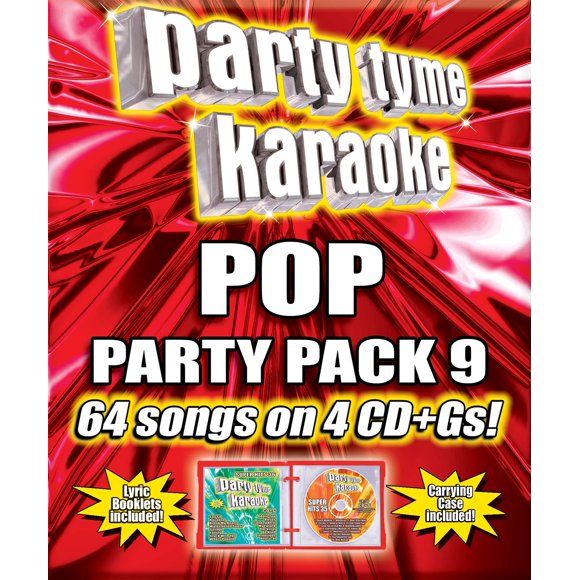 Paquete de fiesta CD Sybersound 4 CD 64 canciones