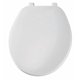 thumbnail image 2 of Asiento de inodoro Mayfair de Bemis, redondo, de plástico blanco, 2 of 3