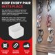 thumbnail image 3 of Organizador de Gafas Keep Gearu - Pack de 6 (Negro, Blanco y Gris), 3 of 9