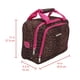 thumbnail image 5 of Juego de equipaje Rockland Fashion Softside Upright de 2 piezas, rosa, 5 of 8