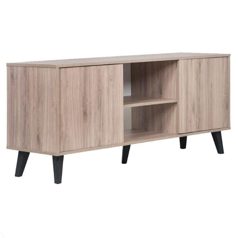 Mobikit - Rack Tv Atlanta Roble Santana/negro