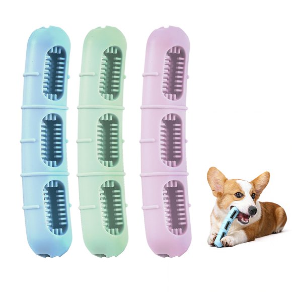 Juguete Dental para Perro ZongniYiT - Pack de 3 con Cerdas