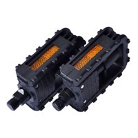 Magideal - 2X Pedales De Bicicleta Pedales De Bicicleta Accesorios Universales Planos Anchos Pedales De Ciclismo Pedales Planos De Bicicleta Para Bicicletas De