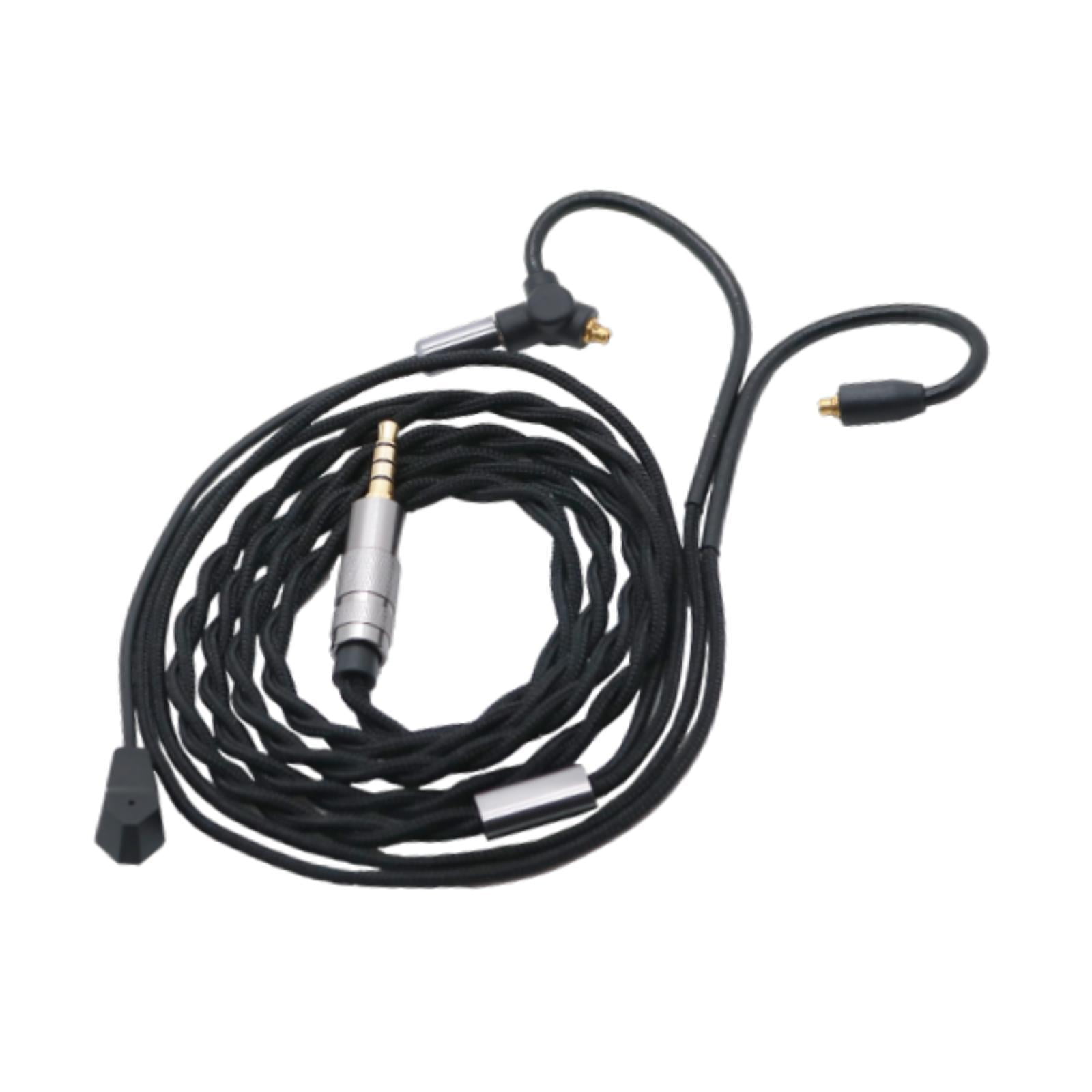 Bothyi - Cable Para Auriculares Mmcx Negro De Alta Calidad, 1,2 M De Longitud Y Con Micrófono