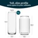 thumbnail image 3 of Juego de 6 vasos de cerveza Libbey 355 ml de forma delgada tipo lata, 3 of 6
