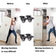 thumbnail image 5 of Ruedas giratorias para muebles, resistentes, con freno, para manipulación de muebles y transporte industrial, 50 mm, color negro (4 ruedas con freno), 5 of 5